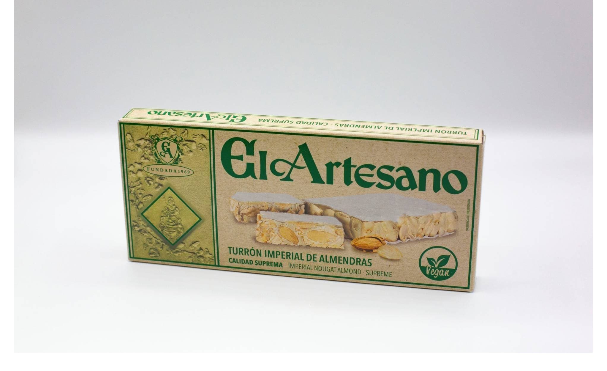 El　nougat　•　Artesano　Imperial　150g　almond　Zaporejai